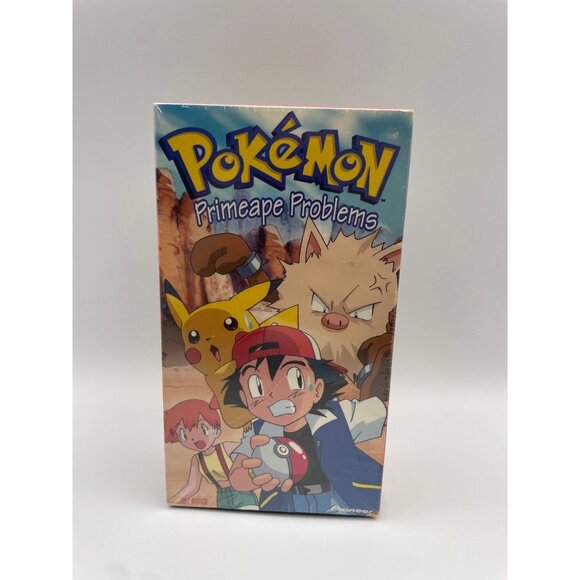 Pokemon Primeape Problems & Wake up Snorlax 2 Pack VHS Sealed
